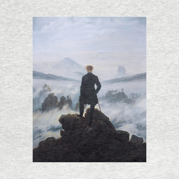 Wanderer above the Sea of Fog - Caspar David Friedrich by themasters